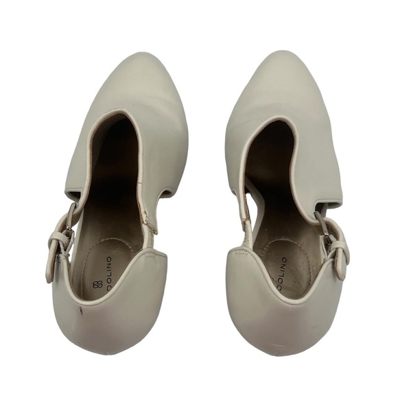 Bandolino White Wardell Pointed Closed Toe Heels Size 9 1/2 Women’s - Picture 5 of 11